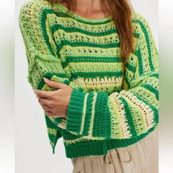 NWOT Free People Madelyn Pullover - Picture 1 of 8